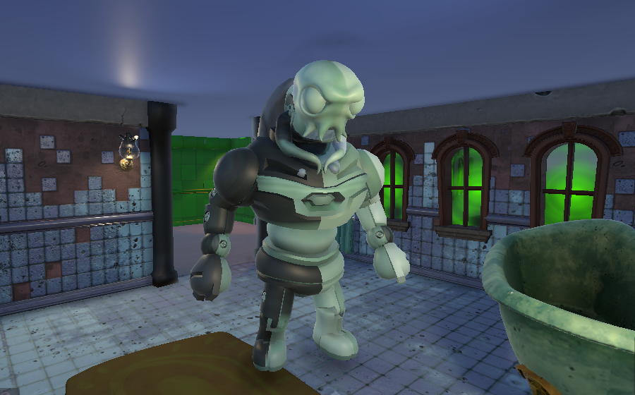 Alien placement guiding player progression